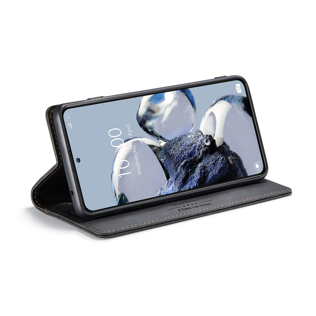 Dossier de téléphone Flip carte anti-dégaussing