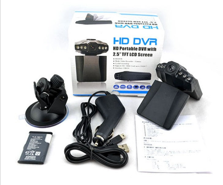 Détecteur de voiture portable d'enregistrement vidéo à grand angle Détecteur de voiture JC10