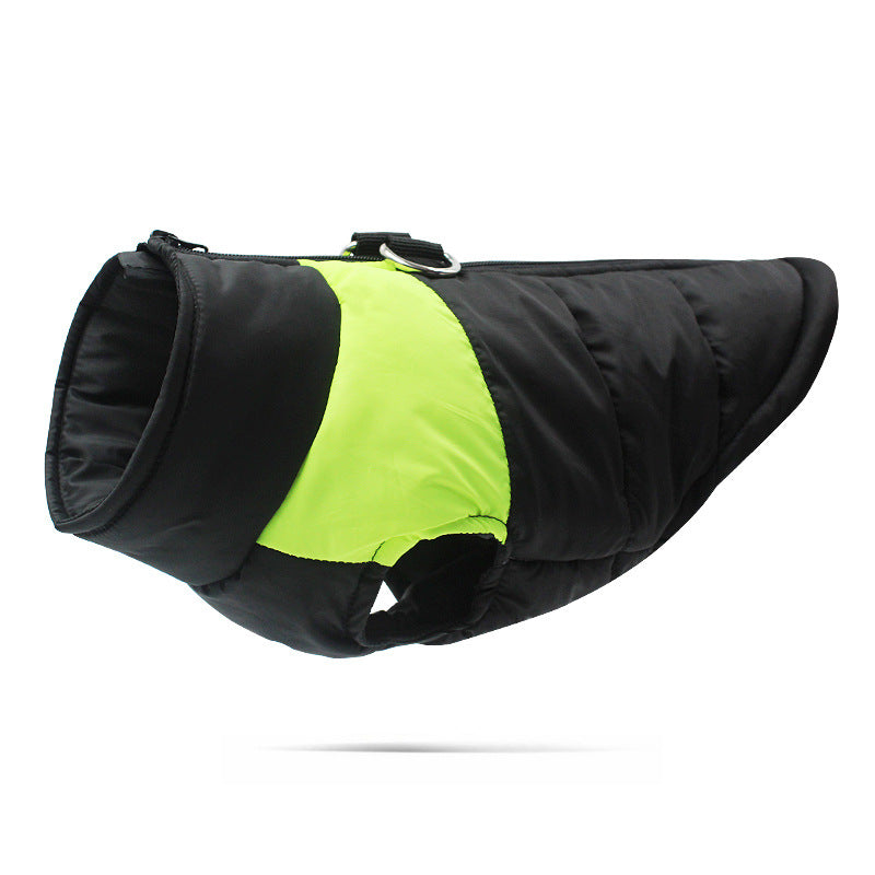 Hiver chaud vêtements pour animaux de compagnie imperméable chien rembourré Vest Zipper Veste pour petit Lar moyen