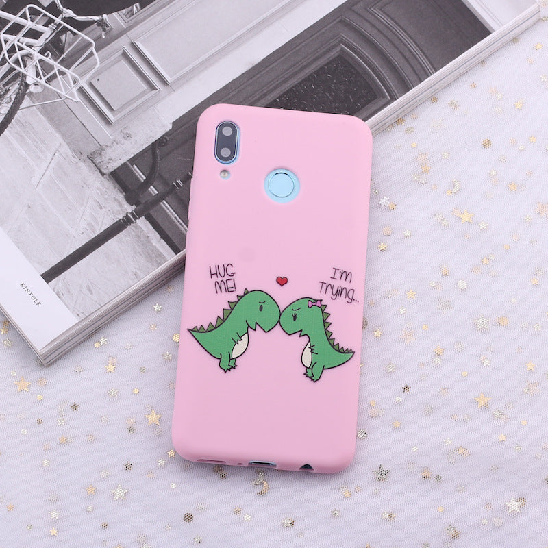 Cas de téléphone de dinosaure peint