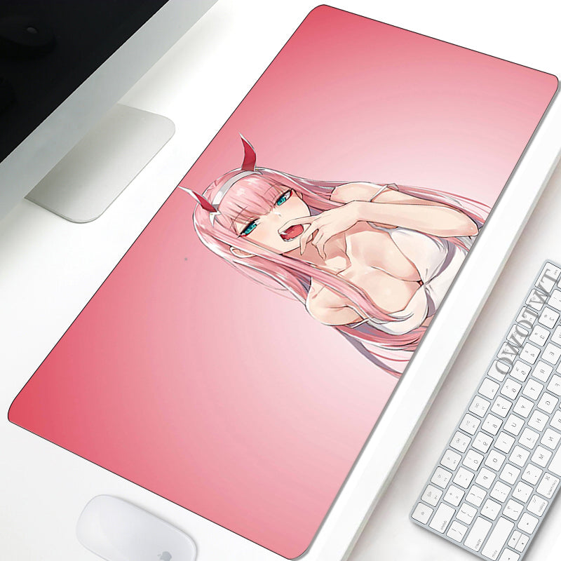Darling In The Franxx Themed Keyboard Mat, Anime Mousepad, Computer Mat