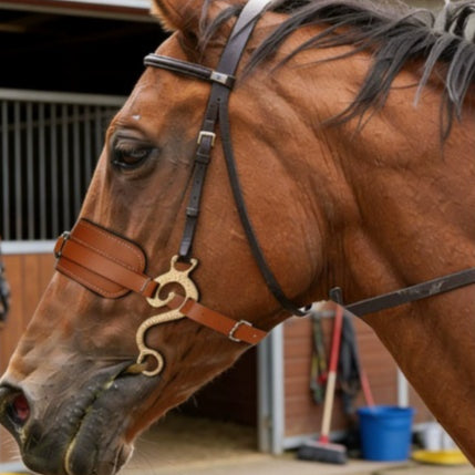 Entraînement Cheval Halter Équipement Cheval en cuir Cheval Bridle Durable Equestre Equestre Equestre