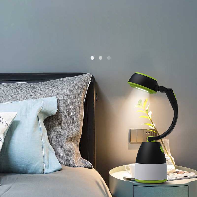 3 In1 Multifonctionnel lampe de table trois en une lampe de tente LED voiture lumière de nuit pliable Emerg