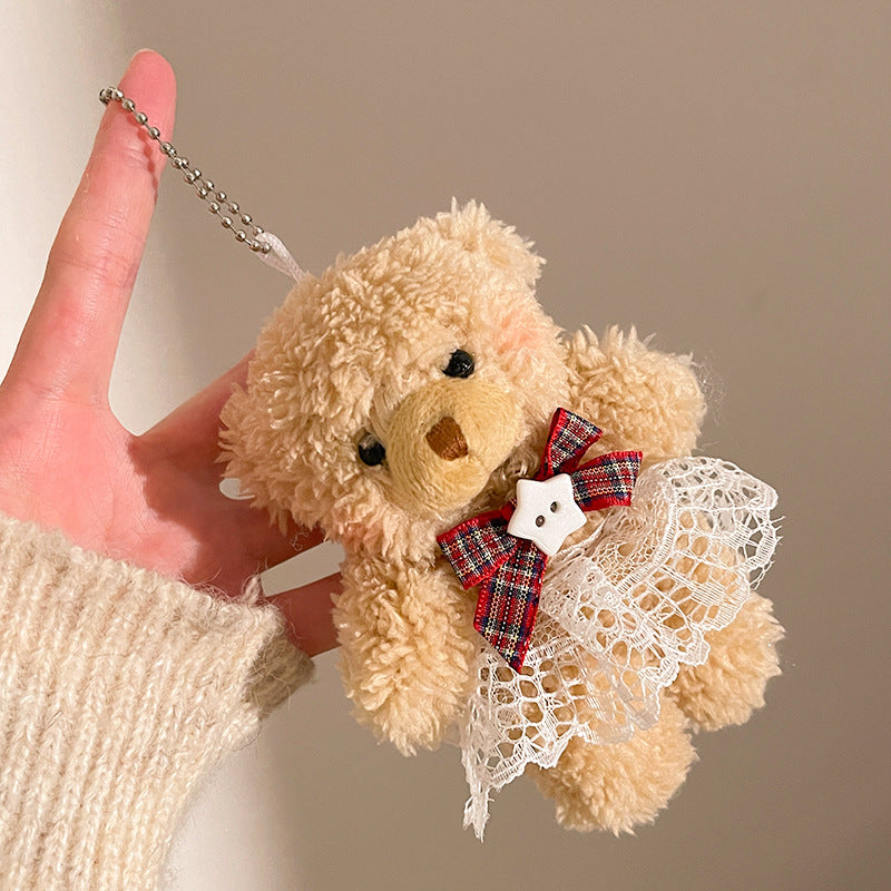 Porte-clés Creative Soft Cute Little Bear Pendentif