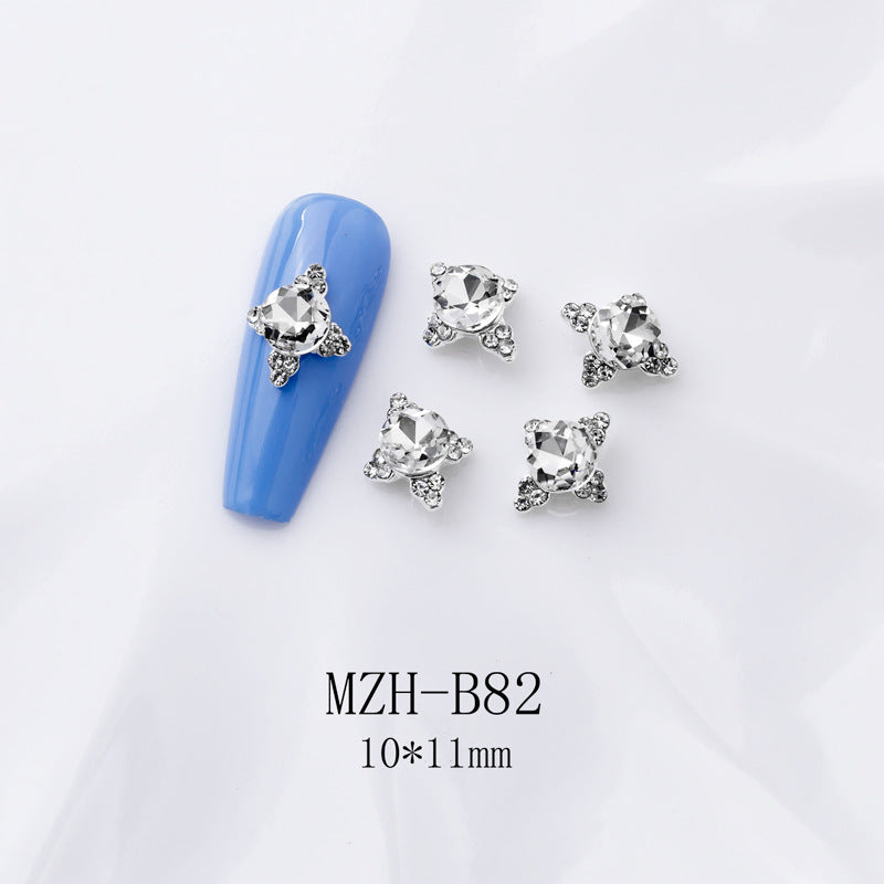 K9 Strass à dos plat ultra brillant en blanc pour décorations d'art à ongles