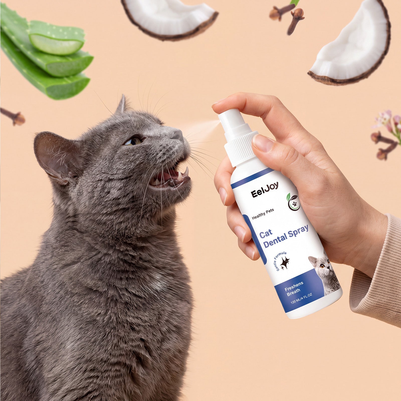 Vaporisateur de dents de chat