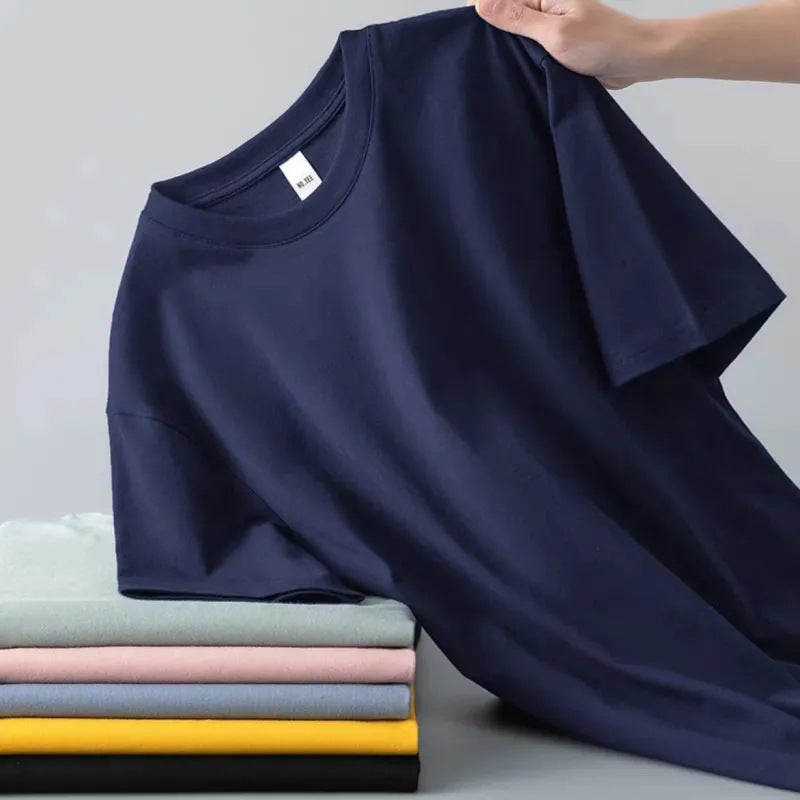 T-shirt à manches courtes pour hommes d'été polyvalent et souple pour les jeunes hommes