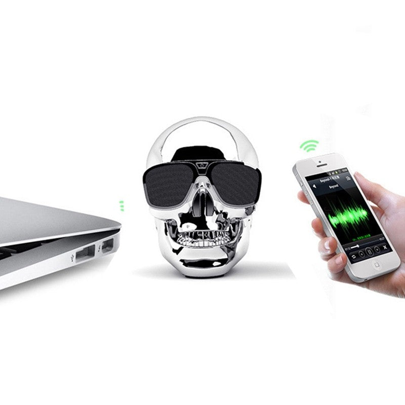 Haut-parleur Bluetooth sans fil Skull