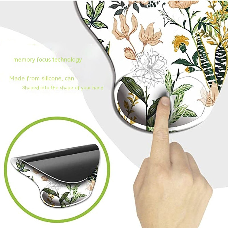 E-Commerce Wristband Rubber Sole Keyboard Pad Flower Game Jeu de bureau