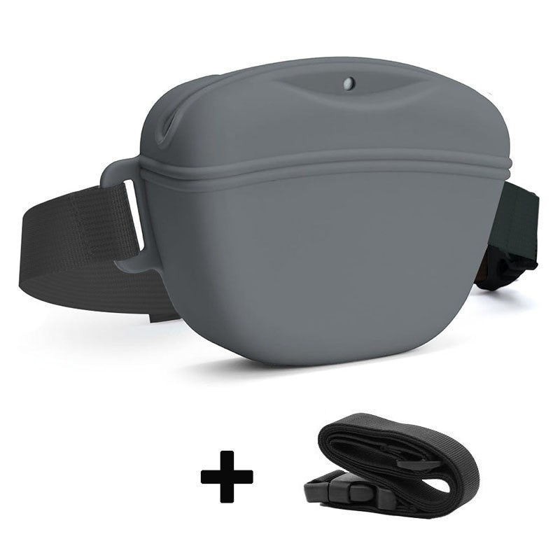 Sac d'entraînement pour chien portable en silicone