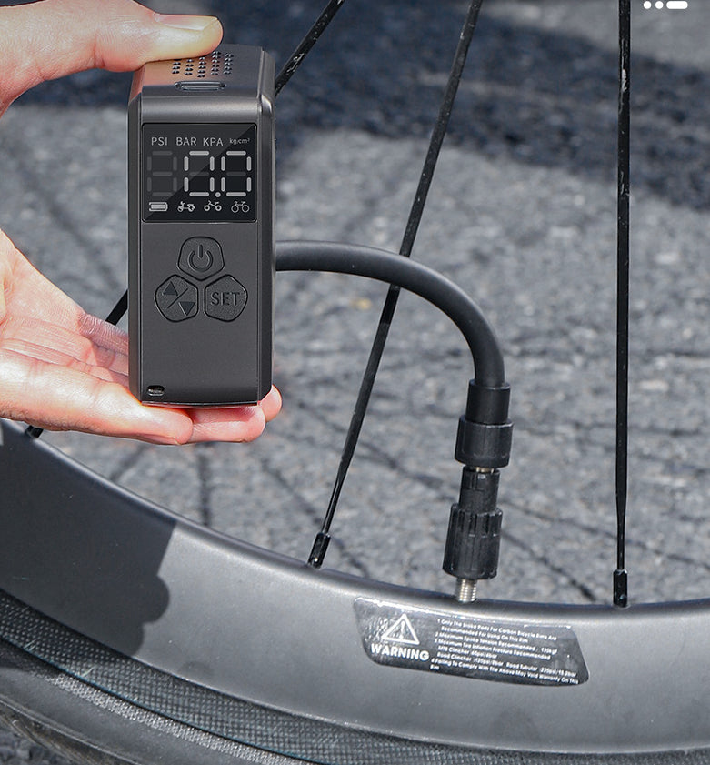 Mini Pneu électrique Portable Haute Pression American French Valve Road Mountain Bike Riding