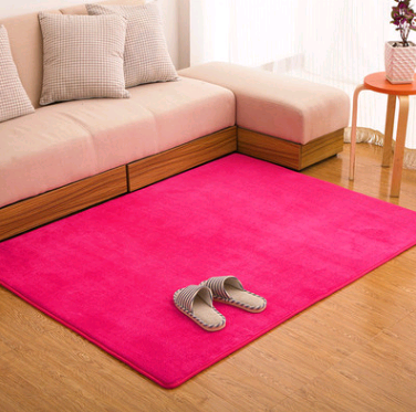 Memory coton corail velours tapis Salon chambre tapis de porte Salle de bains cuisine antidérapante