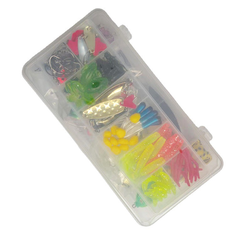 Lure Suit 142 pièces avec pinces de pêche Mino paillettes