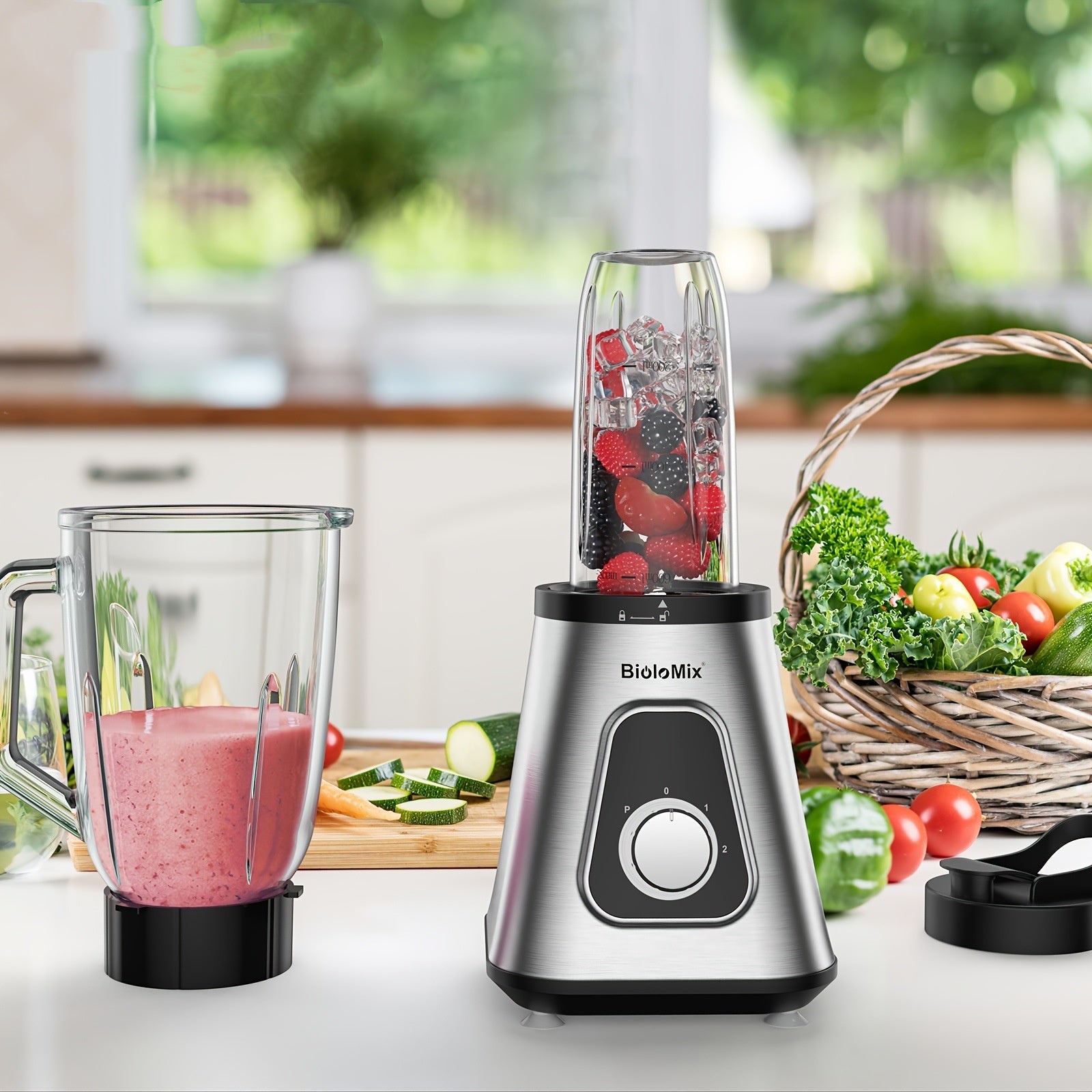 Mélangeur électrique ménager multifonctionnel pour le jus