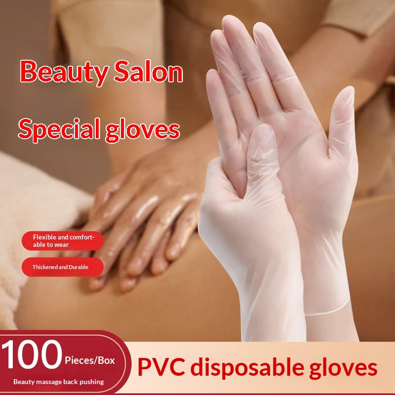 Gants médicaux jetables en PVC imperméables pour soins des pieds Massage Tuina et le dos du corps