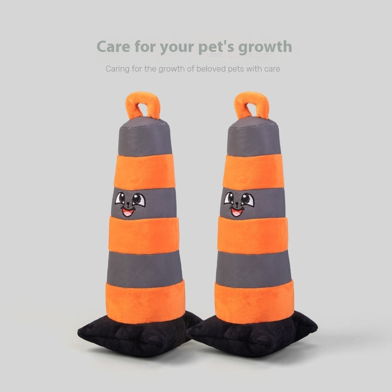 Pet Roadblock Jouet en peluche de chien résistant à l'agilité