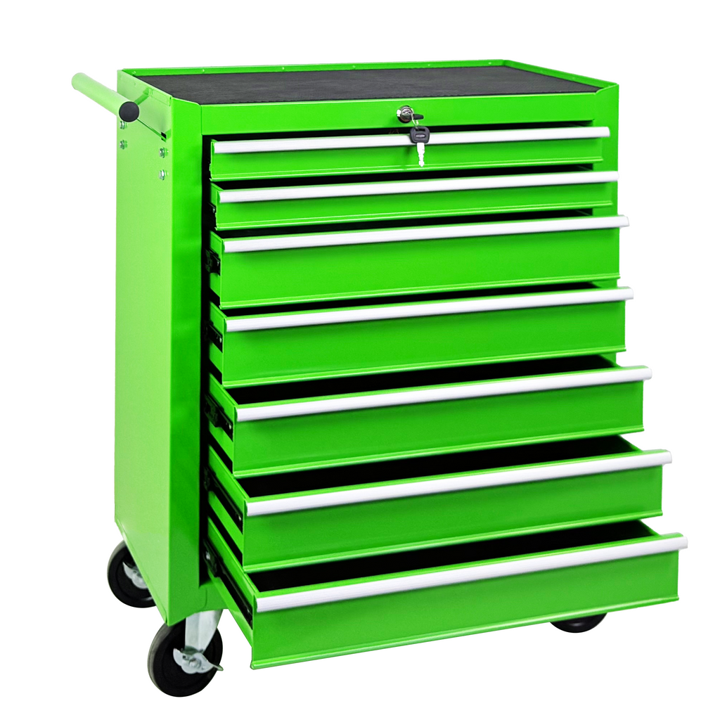 Roulement de coffre à outils avec boîte à outils 7-Drawer avec roues Multifonctionnel Tool Cart Mécanique T