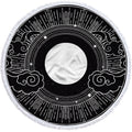 Serviette de bain ronde imprimée de plage