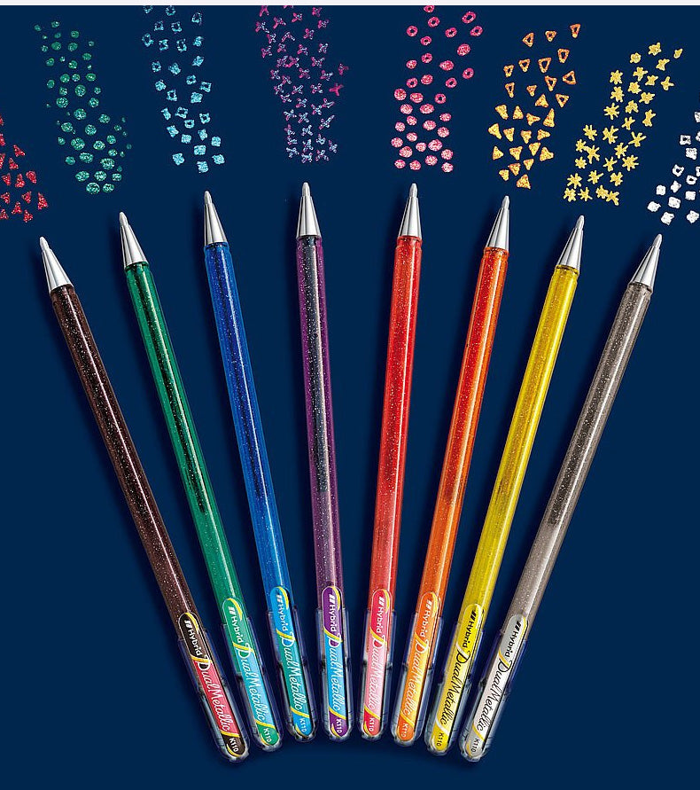 Stylo en gel de 1.0mm avec paillettes perlées