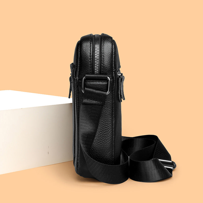 Sac de messager en cuir tout-match Casual