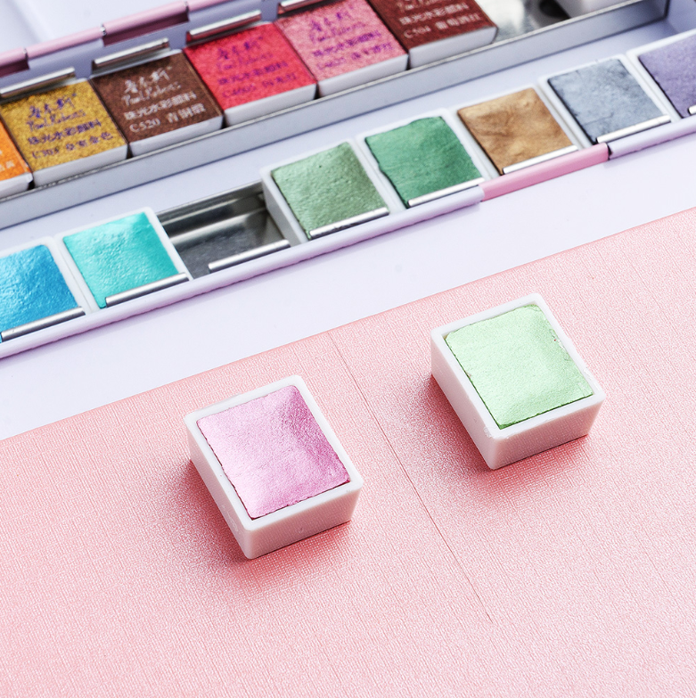 12/24 couleur aquarelle solide