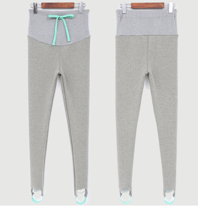 Corée du Sud maternité hiver femmes enceintes pieds jambes et pantalon en cachemire abdomen su