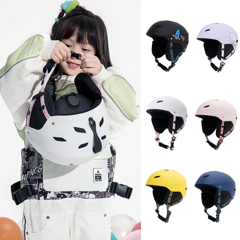 Casque de protection de ski enfant