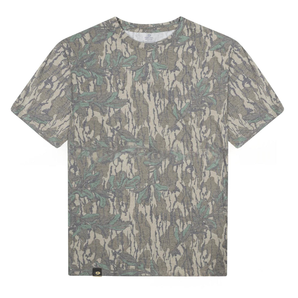 Homme Retro Imprimé Col d'équipage Manche courte
