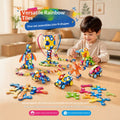 Meilleure vente Multi-style Versatile Rainbow Magnetic Tiles