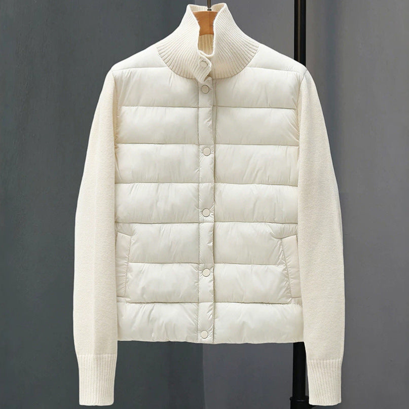 Manteau de coton tricoté pour les femmes