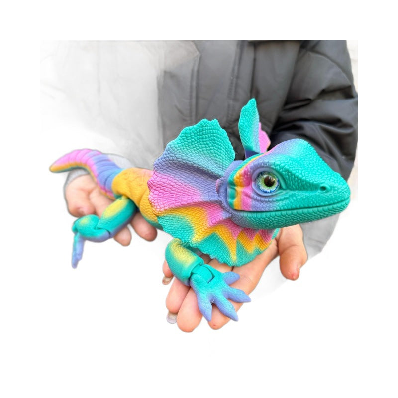 Modèle de caméléon animal de simulation imprimé en 3D