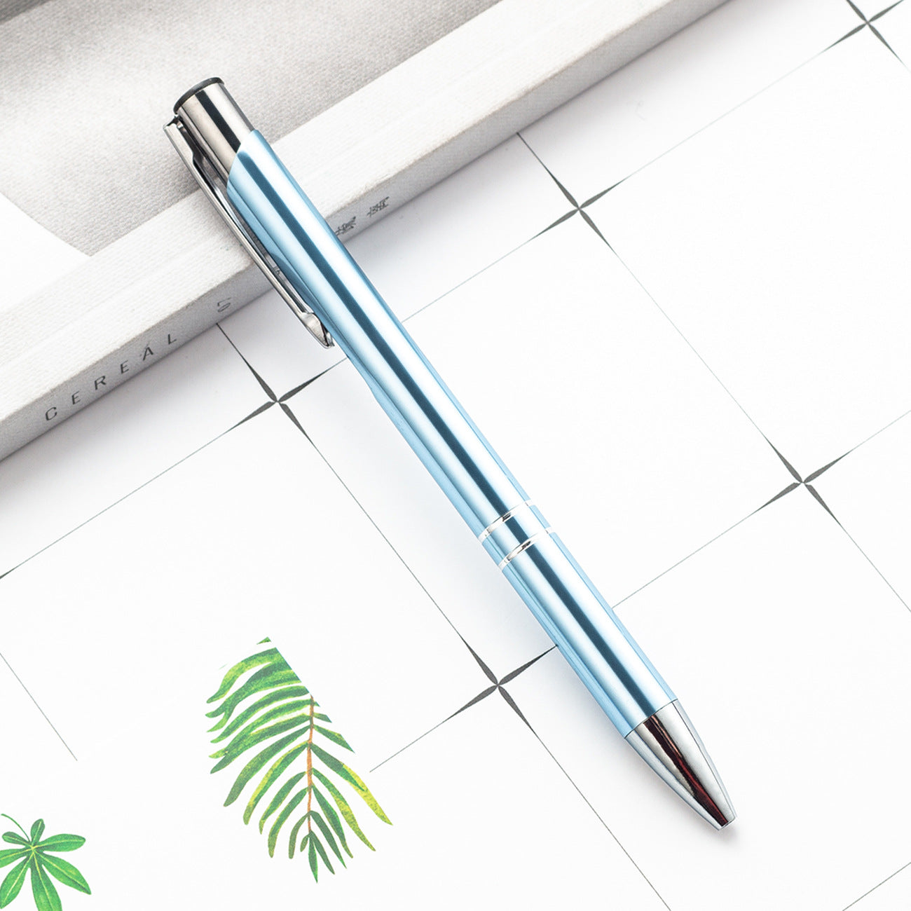 Stylo à bille en métal presse en aluminium