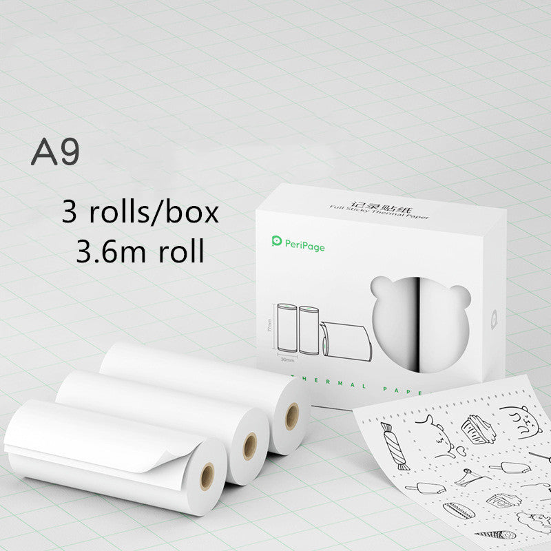 Imprimante thermique sans fil Mini Bliuetooth Sticker papier Imprimante