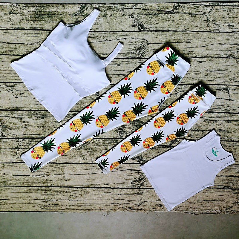 Danse fitness parent-enfant costume de yoga