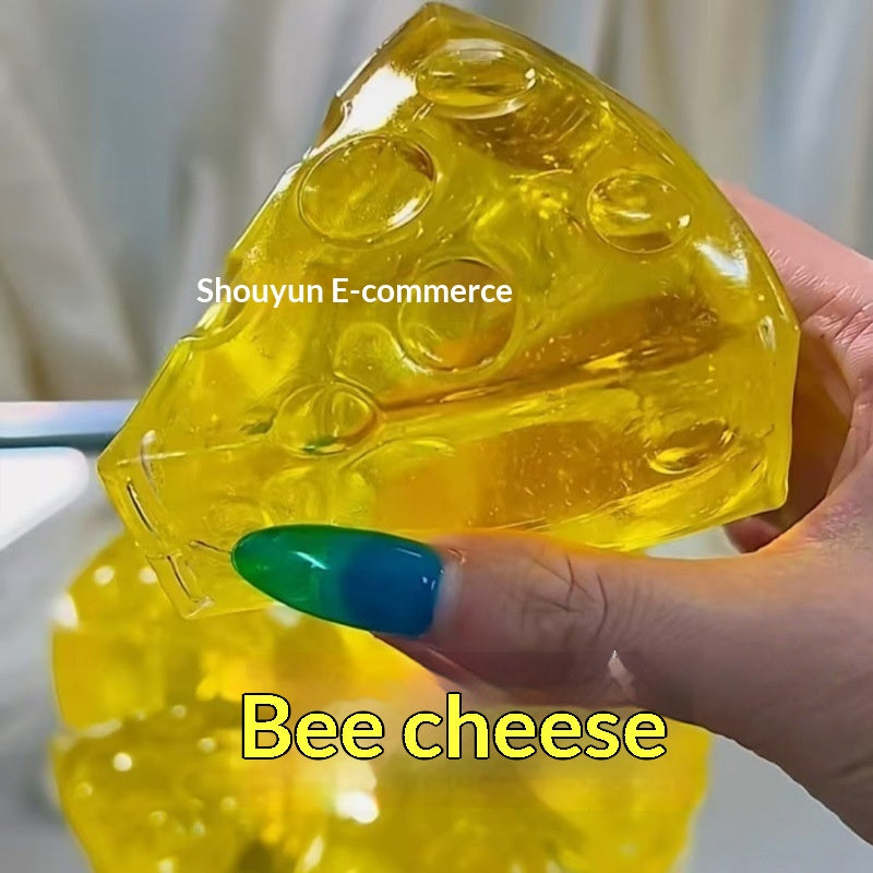 Jouet au fromage parfumé au miel à rétractation lente Un grand cadeau pour les enfants