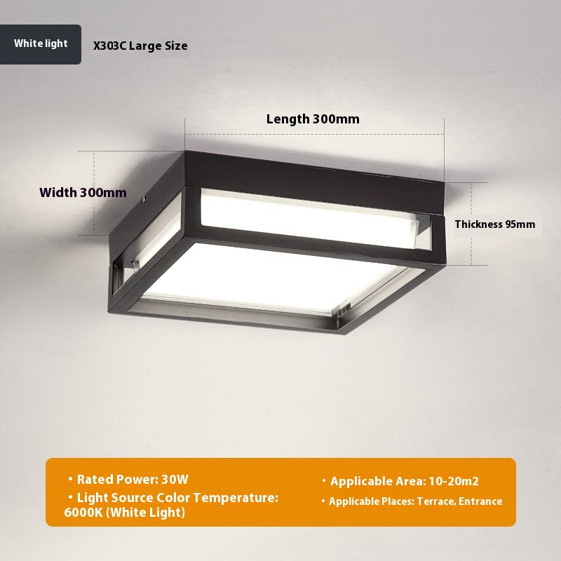 Lampe de plafond extérieure ultra-mince anti-insectes