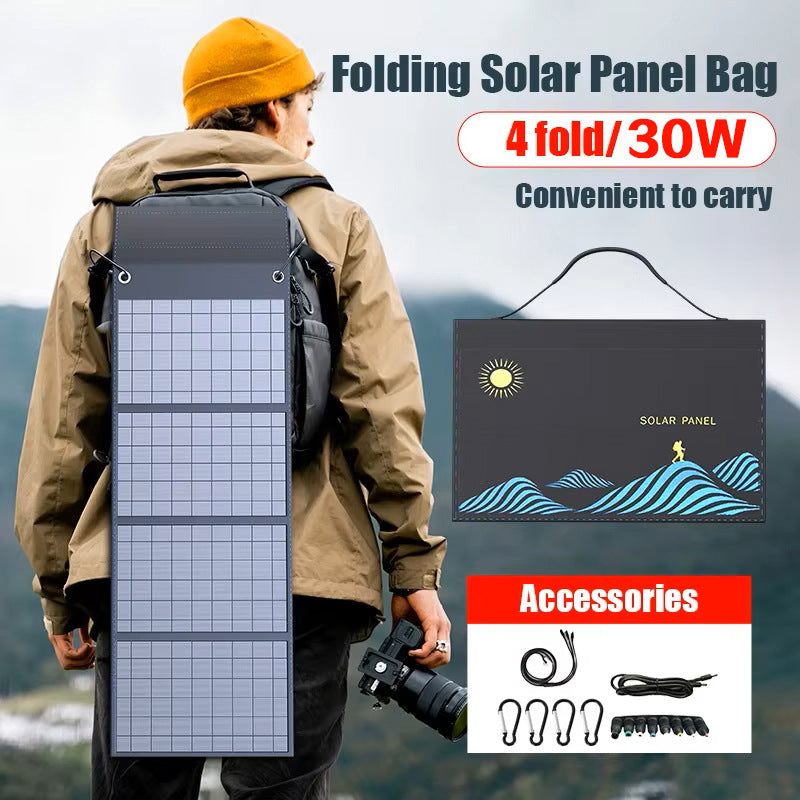 Chargeur USB pliable à propulsion solaire