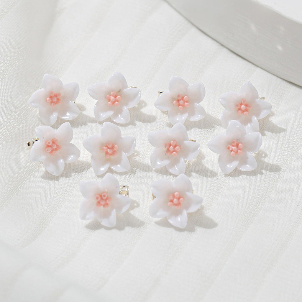 Strass Updo Small Hairclip Bang Clip Barrette Pearl Flower Hair Accessoires