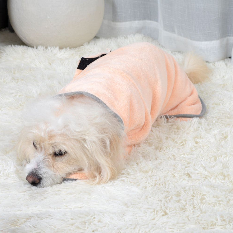 Sèche-linge rapide Serviette de bain absorbante chien peignoir Serviette de bain de chien pour chiens chats microfibre