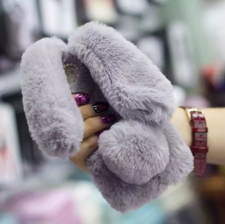 Cas de téléphone en silicone pour lapin de lapin