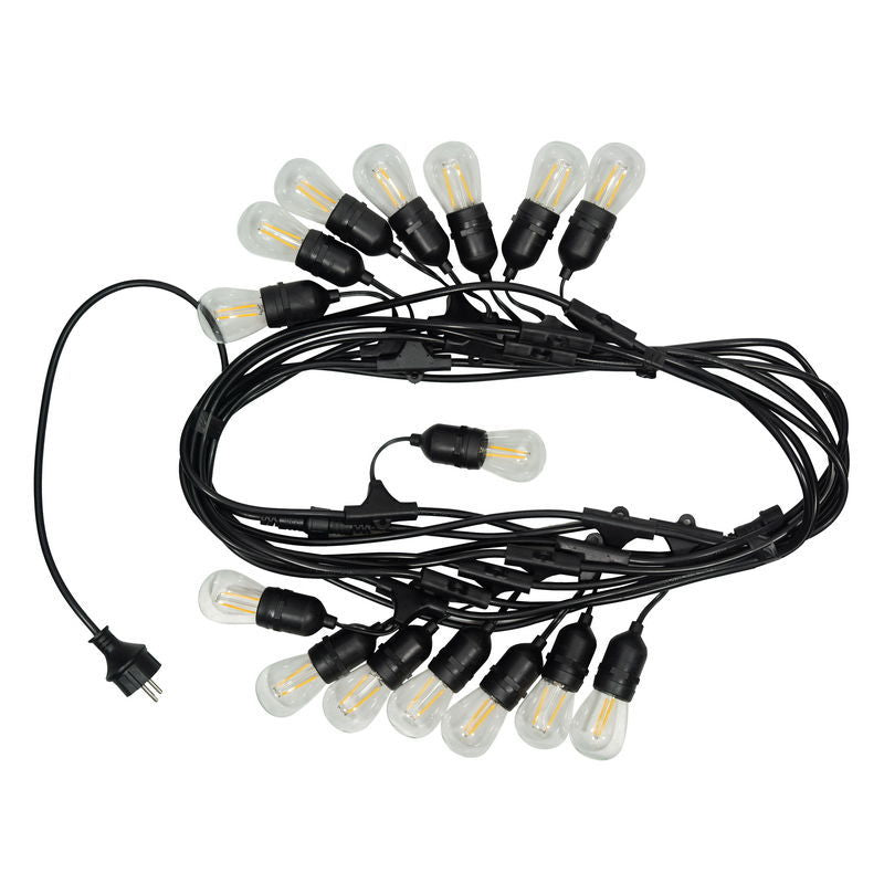 Fil de lumière extérieur étanche S14