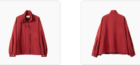 Support Collar Workwear Red Jacket