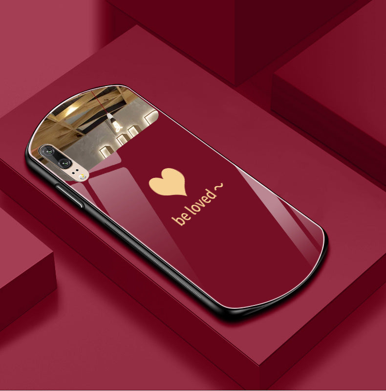 Love Touch - Haut miroir miroir boîtier de téléphone portable