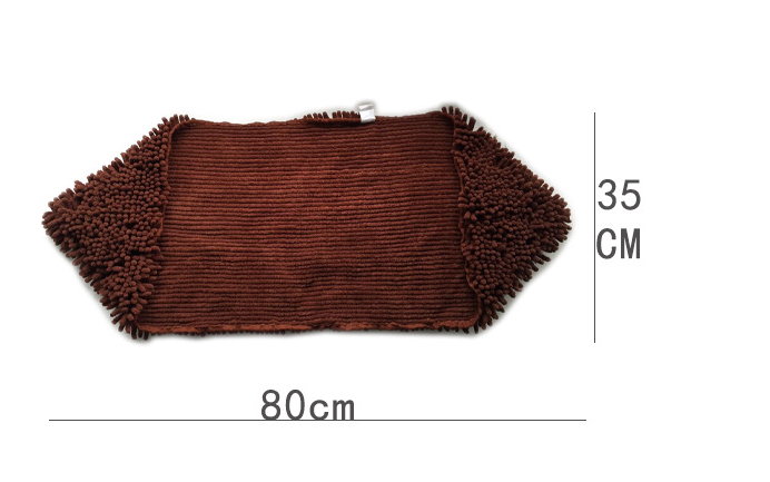 Toilettage pour animaux Serviette sèche Chenille Séchage rapide Serviette absorbante extra grande