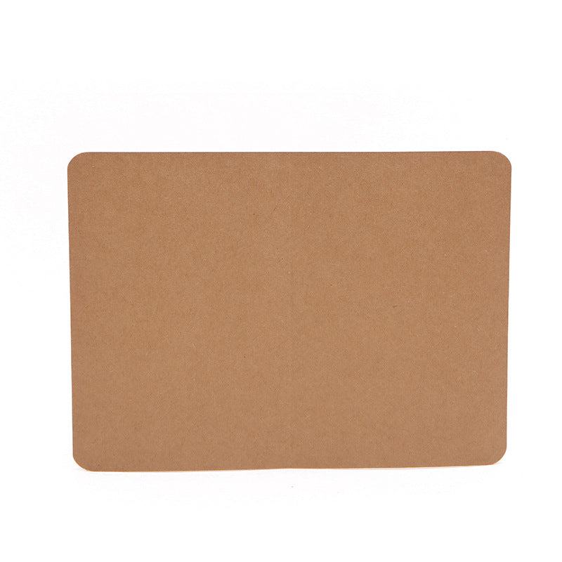 Carte Kraft pliée