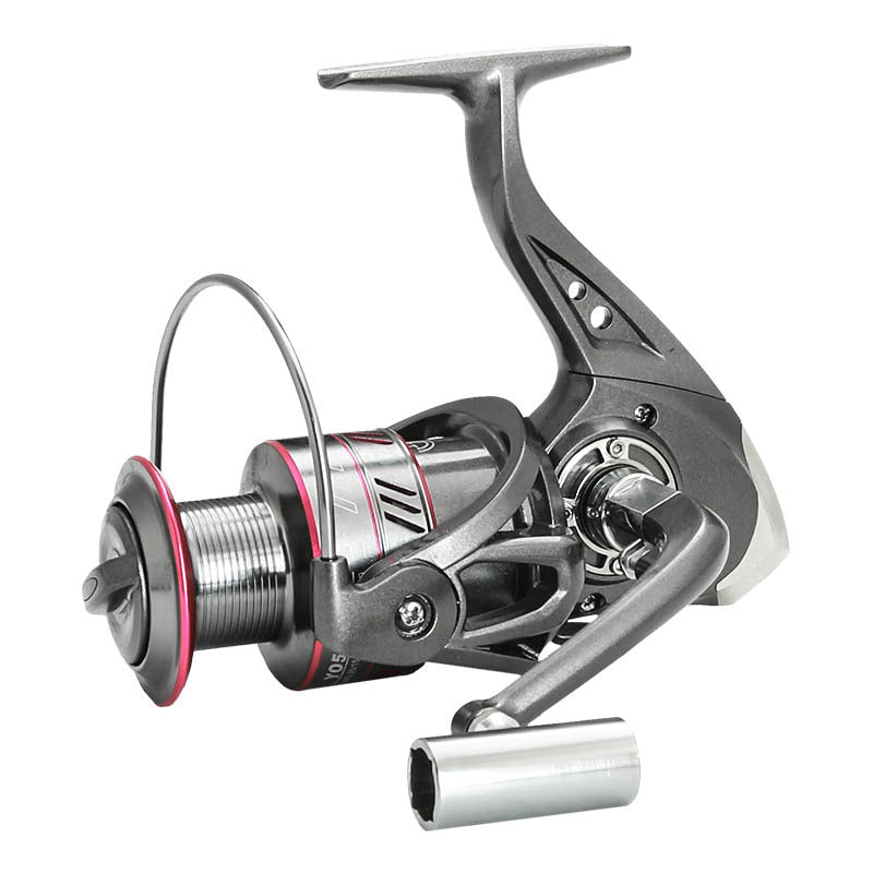 Bobine de pêche en métal