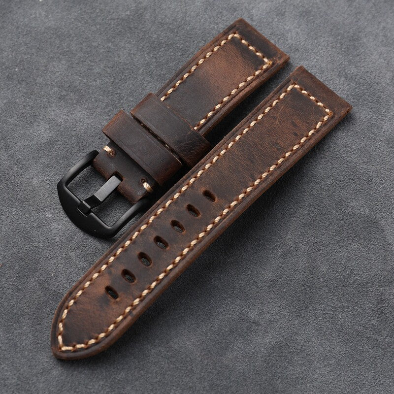 Handcrafted Italian cowhide leather