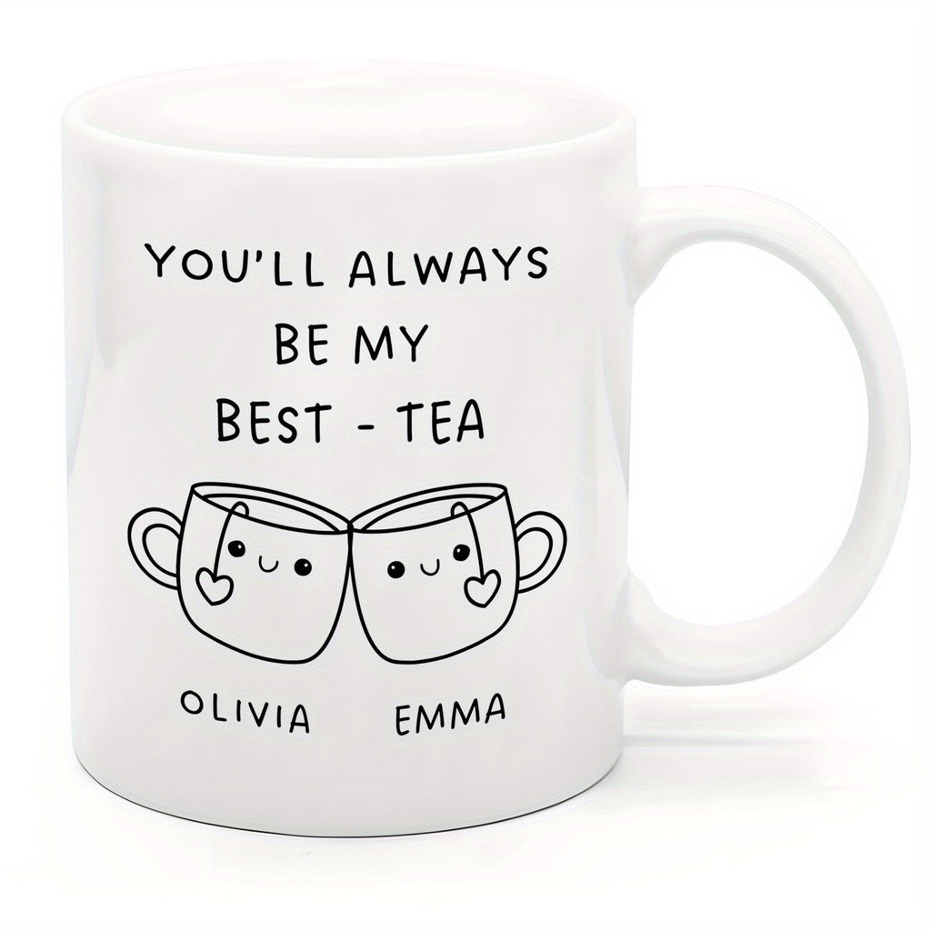 Mug Dessin de dessin animé Supports texte simples Impression Mugs bricolage disponibles