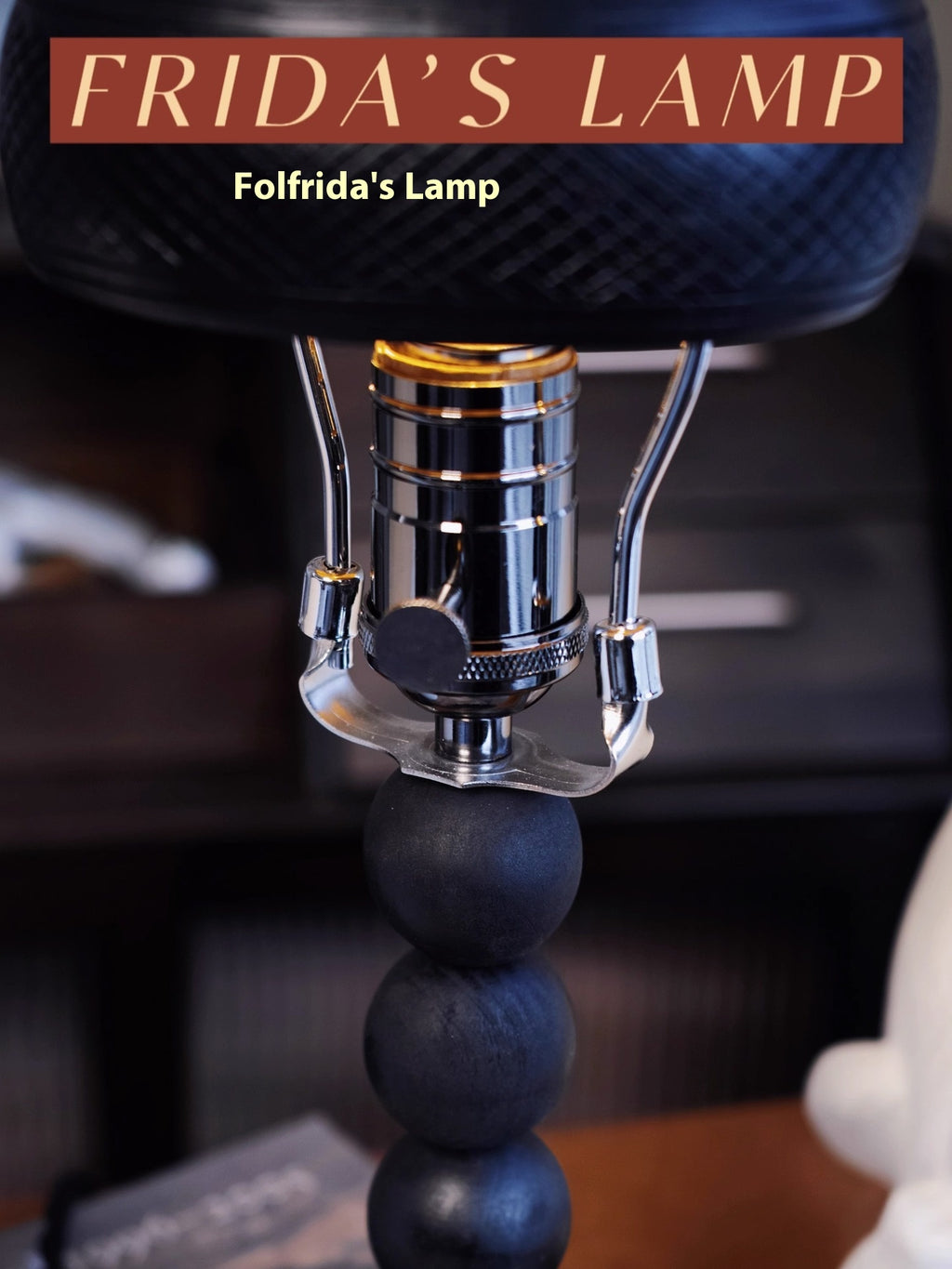 Black Vintage Coconut Shell lampe de table industriel style lit lampe chambre étude Café Ba