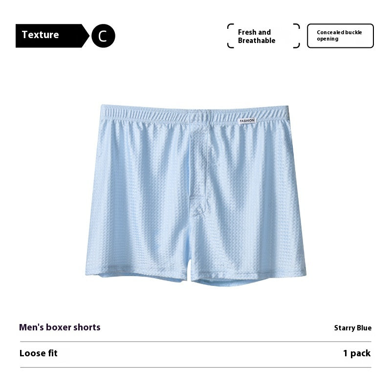 Pantalon en soie glacée Pantalon en nylon Boxers en soie glacée pour hommes